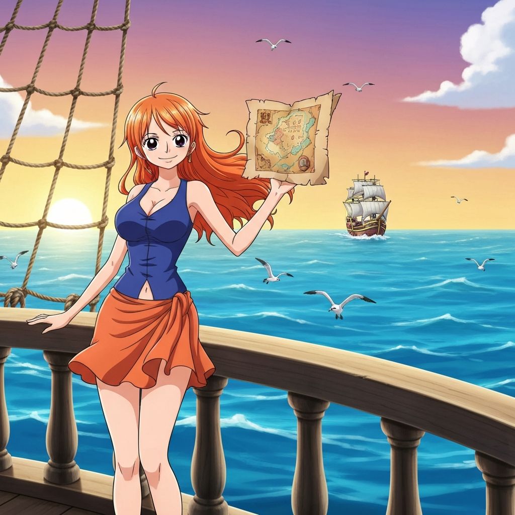 Nami navigating